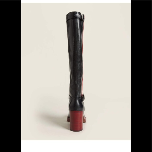 🎉HP🎉 New! Dior Black Tall Striped Boots - Picture 8 of 9